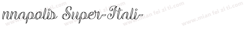 nnapolis Super-Itali字体转换